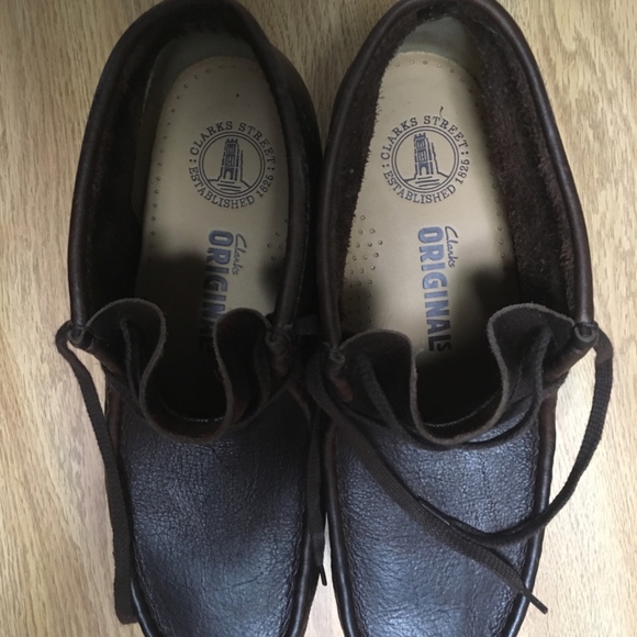 (03668) CLARKS WALLABEE BOOT BROWN, MENS, SIZE 9.5 main image 5